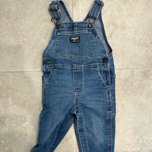 OshKosh B'gosh Classic Blue Overalls - 12 Months